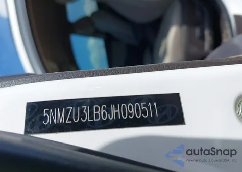 2018 Hyundai Santa Fe Sport 2.4L из США, поврежденный, VIN 5NMZU3LB6JH090511